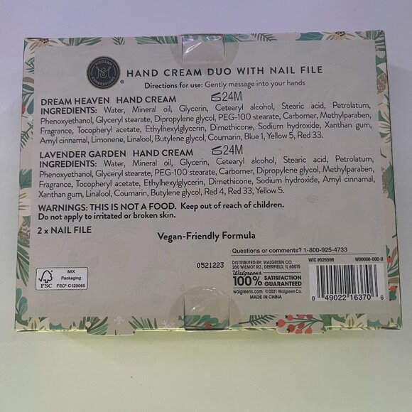 Modern Expressions Hand Cream Duo With Nile File 1oz Each Christmas Gift Ideas - Picture 4 of 4